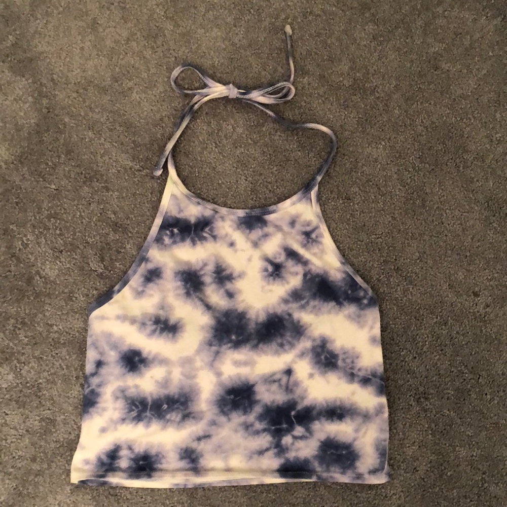 High neck crop top